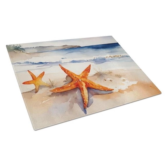 Starfish Glass Cutting Board Large 12 in x 15 in