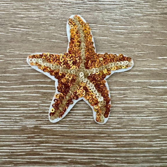 Starfish Iron-On Patch