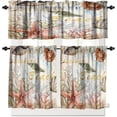 thumbnail image 1 of Starfish Kitchen Curatain Valances Sets, Tier Curtains for Kitchen Windows Starfish café Curtains,Seashell Conch Printed Watercolor Small Curtains for Bathroom Kitchen, 54x36 Inch, 3 Piece, 1 of 4