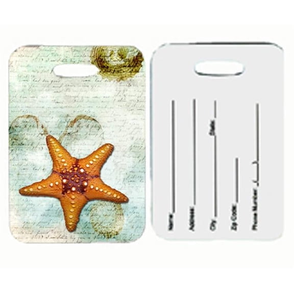 Starfish Luggage Tags- Pair Of 2