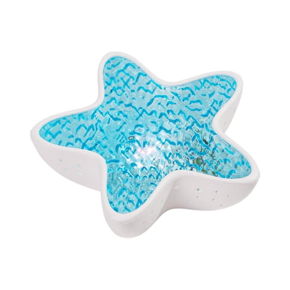 Starfish Ocean Projection Lamp, Northern Lights Projector, Romantic Water Ripple Night Light, 7 Colors LED Sea Star Lamp Ambient Mood Lights for Bedroom Living Room Decoration