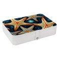 thumbnail image 1 of Starfish PU Leather Display Case with Removable Compartment and Portable Design - Bracelet Holder, Necklace Organizer, Jewelry Display, 1 of 6