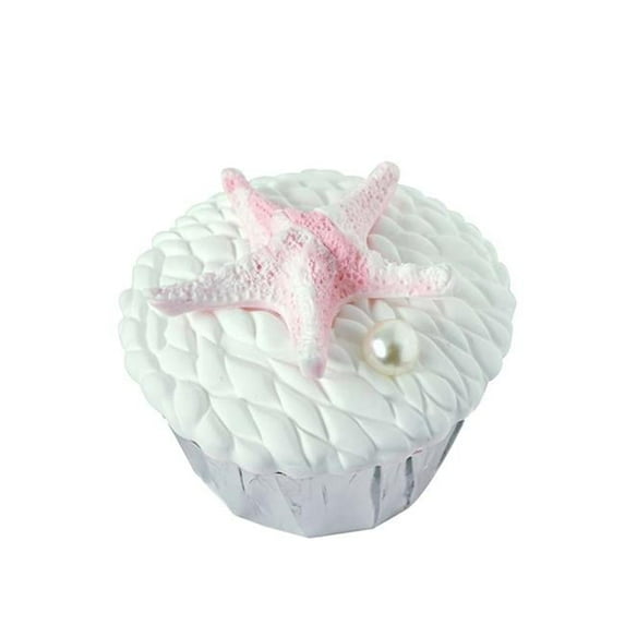Starfish Pattern Fake Cupcake Inedible Artificial Display Props Cake Model