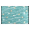 thumbnail image 1 of Starfish Pattern Memory Foam Area Rug 31"x20" Non Slip, Absorbent, Fade Proof for Living Room, Bedroom, Office, 1 of 7
