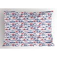thumbnail image 1 of Starfish Pillow Sham Nautical Pattern with Navy Marine Rope Red Starfish Shells Scallops Seahorses, Decorative Standard Size Printed Pillowcase, 26 X 20 Inches, Multicolor, by Ambesonne, 1 of 2