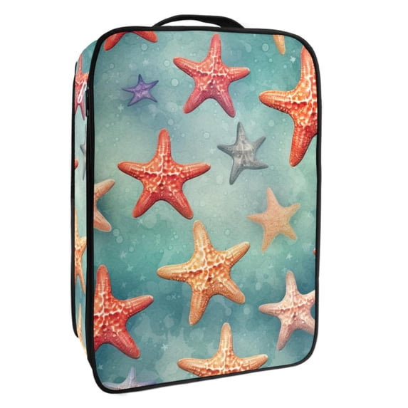 Starfish Polyester Shoe Storage Boxes Organizer - 23x31cm/9x12in Size for Closet Organization and Storage Solution,