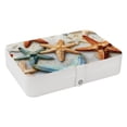 thumbnail image 1 of Starfish Pu Leather Decorative Box with Removable Compartment, Portable Bracelet Holder, Necklace Organizer, and Storage Box, 1 of 6