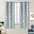 thumbnail image 1 of Starfish Seashells Blackout Curtains, 3D Beach Style Print Window Curtains, Thermal Insulated Darkening Grommet Drapes Set For Living Room Bedroom Kitchen Decor 42"W x 84"L (Pack of 2), 1 of 6