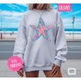 thumbnail image 1 of Starfish Sweatshirt, Cute Women's Beach Sweater, Trendy Summer Crewneck, Swim Cover Up, Beach Vacation Sweatshirt, for Her All Size S-5Xl, 1 of 5