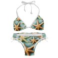 Starfish Swimsuit Women Bikini Sets, Detachable Sponge Adjustable Strap ...