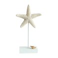 thumbnail image 1 of Starfish Tabletop Ornament Nautical Beach Style Decor With Base Style C for Table Shelf Cabinet and Coastal Room Decor, 1 of 7