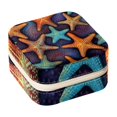 Starfish Travel Portable Earring Organizer Decorative Box Necklace