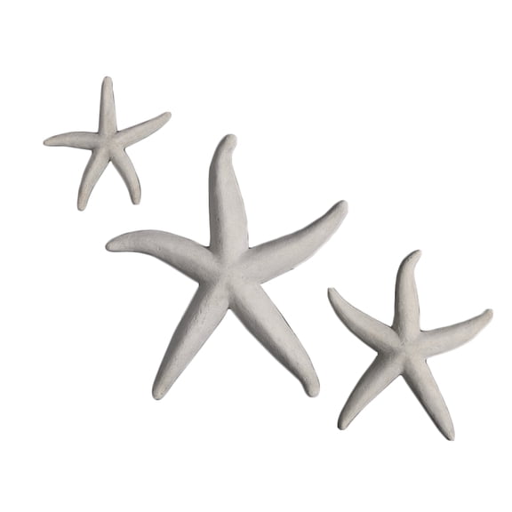 Starfish Trio Small Medium Large Roman Stone