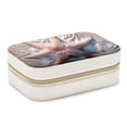 thumbnail image 1 of Starfish Velvet Portable Jewelry Organizer Box with Removable Compartment - Gift and Jewelry Display, 1 of 7
