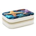 thumbnail image 1 of Starfish Velvet Portable Travel Organizer with Removable Compartment – Gift Idea, Jewelry Organizer, Storage Box, and Bracelet Holder, 1 of 7