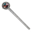 thumbnail image 1 of Starfish Vintage Silver Lace-Edged Bookmark: a Delightful Gift for Book Lovers and Readers, 1 of 5