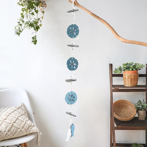 Starfish Wall Pendant with Rope Beach Hanging Ornament