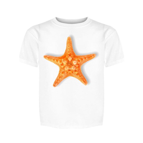 Starfish With Shadow Tee Girl's -Image by Shutterstock