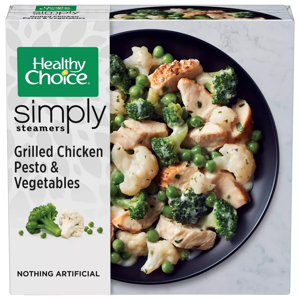 Starfit Healthy Choice Simply Steamers Grilled Chicken Pesto and