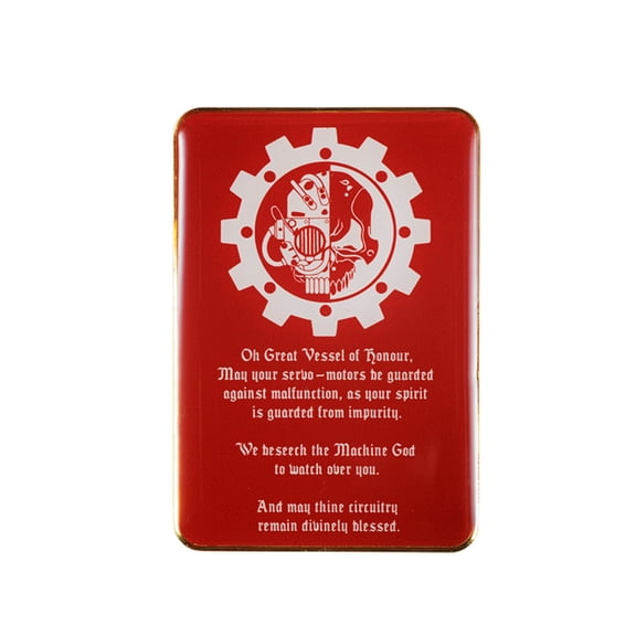 Starforged Adeptus Mechanicus STC Pin Badge Refrigerator magnet Warhammer 40000 Brooch