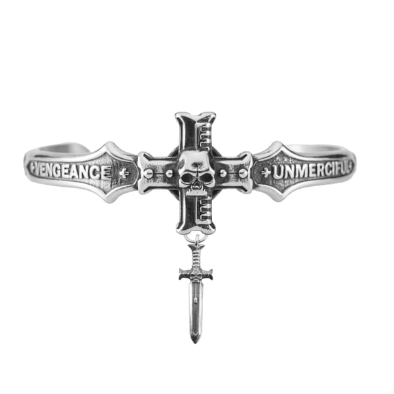 Starforged Black Templars Emperor's Champion Bracelet Men's Vintage Fashion Trends Wristband