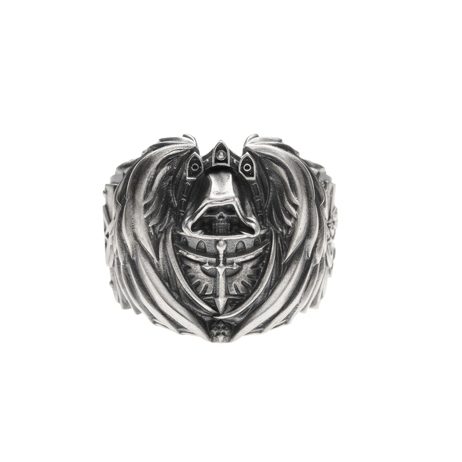 Starforged Warhammer 40K Dark Angel Ring Mark of HexagramMaton Lion King
