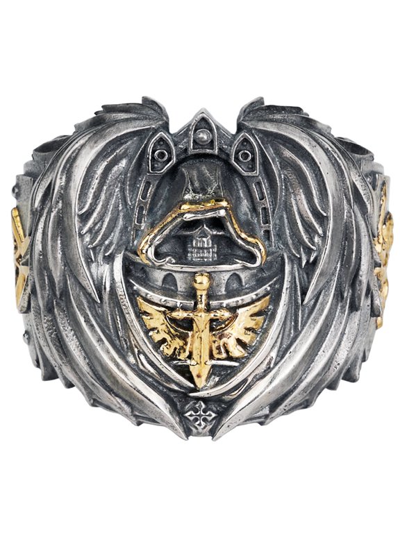 Dark Angel Ring Mark of HexagramMaton Lion King 1st Legion Ring of Warhammer 40K