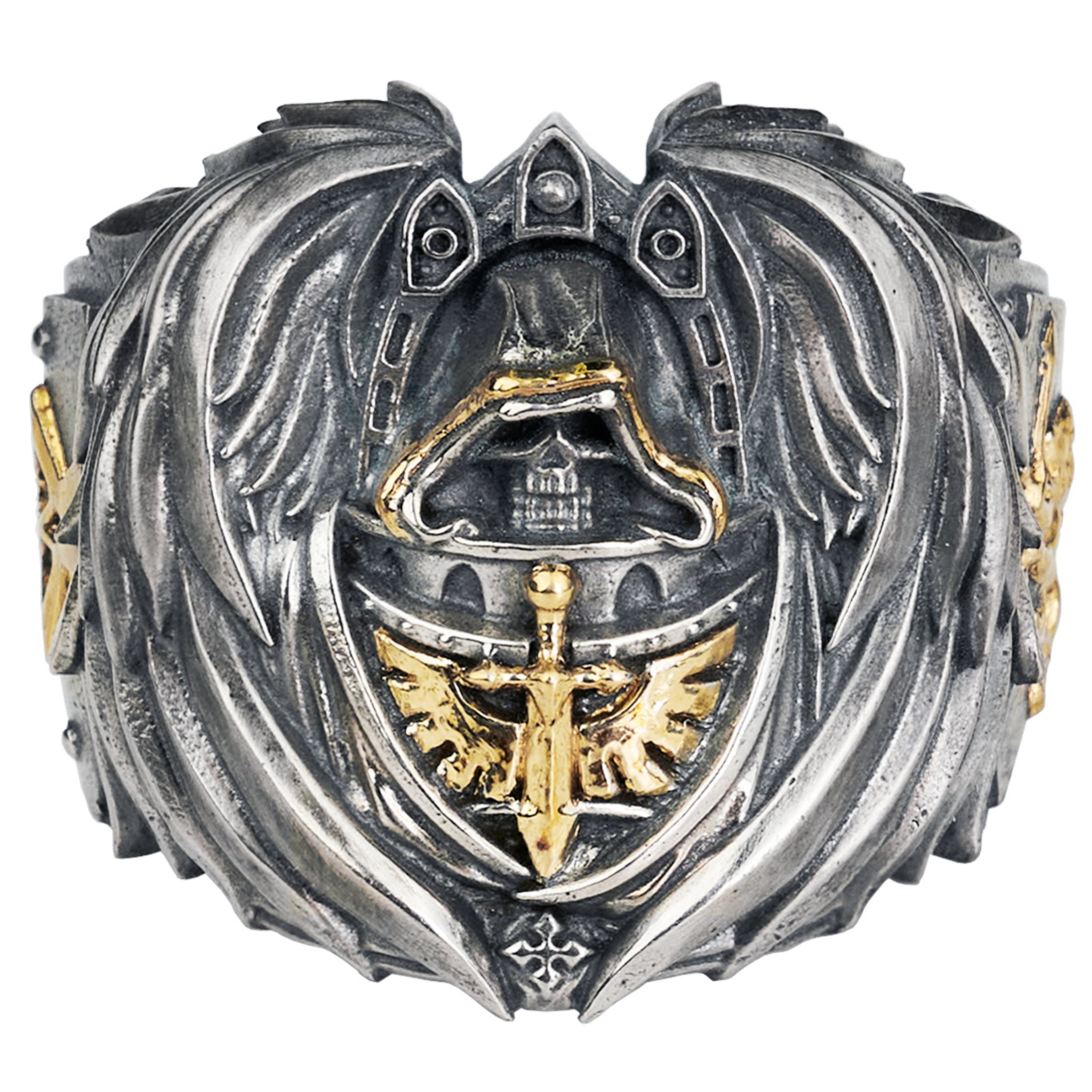 Starforged Dark Angel Ring Mark of HexagramMaton Lion King 1st Legion ...
