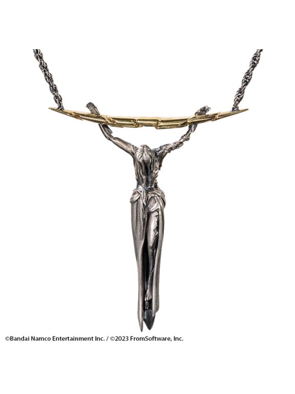 ELDEN RING Queen Marika the Eternal Gold Necklace Men's Jewelry Video Game Peripheral