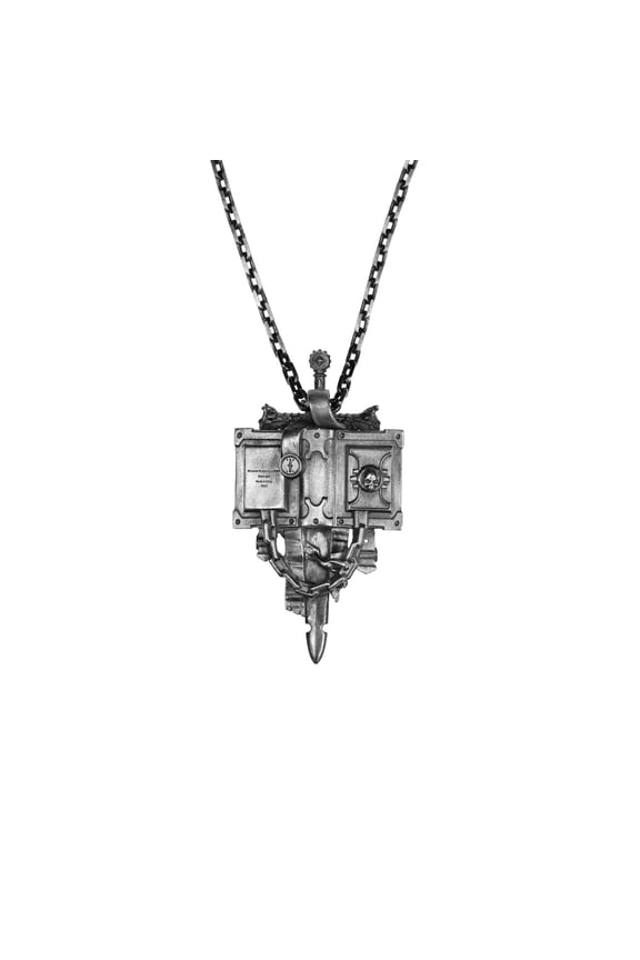Grey Knights Exorcism Scripture Warhammer 40K Sterling Silver Necklace