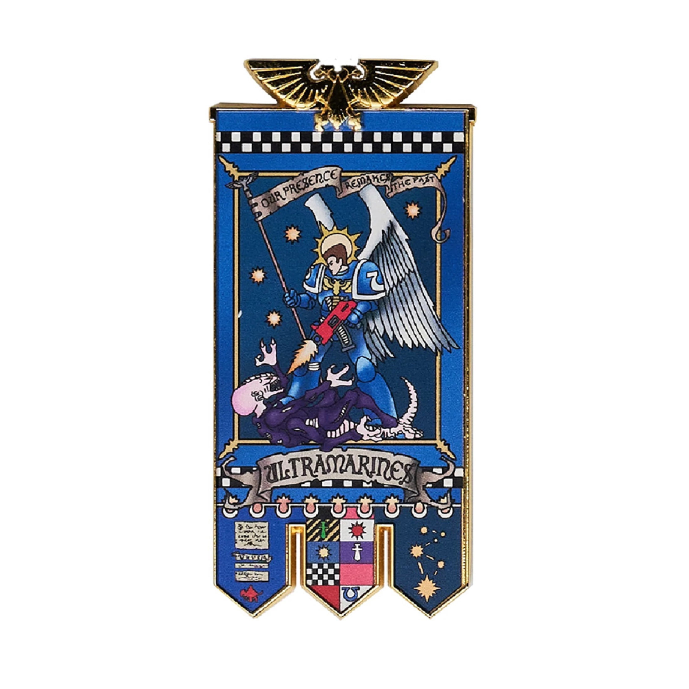 Starforged Space Marines Chapter Banner Collection Refrigerator Magnet ...