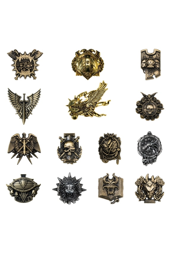 Warhammer 30K Horus Heresy Burning Galaxy Legion Insignia Pin Badge Brooch