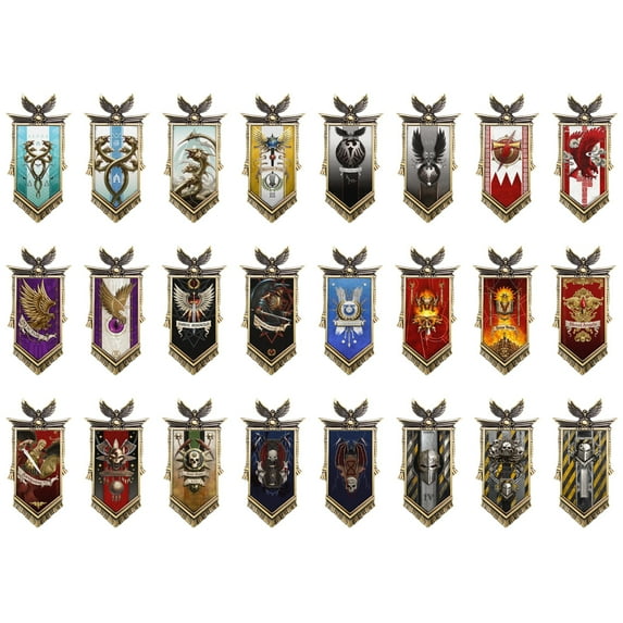 Starforged Warhammer 30K Horus Heresy Space Marine 2 Legion Fridge Magnet Official License