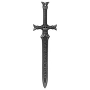 Starforged Warhammer 40000 Black Templars Emperors Champion Mens keychain Black Sword