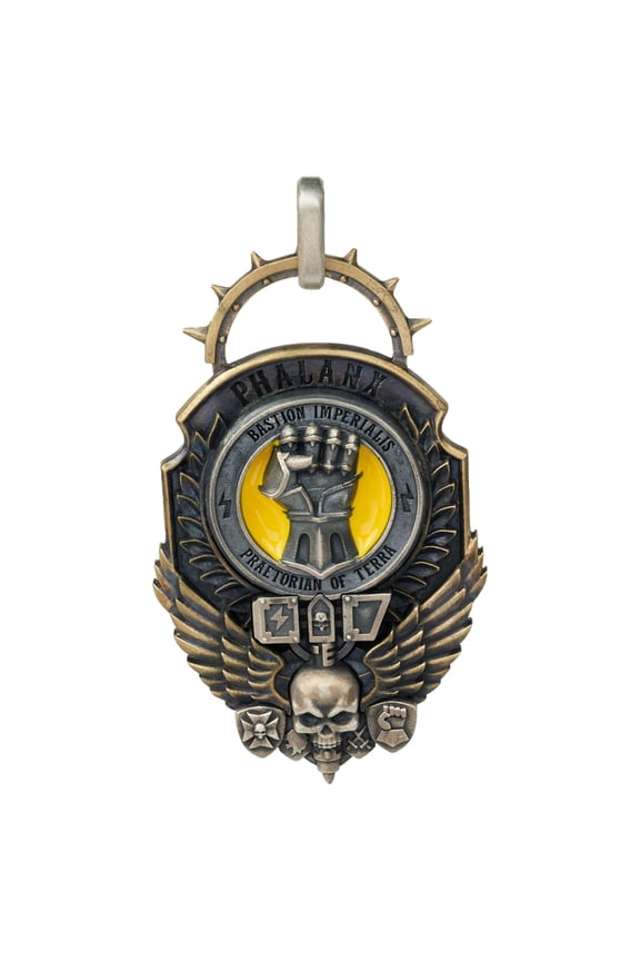 Warhammer 40K Imperial Fists Hammer of Phalanx Pendant Rogal Dorn Necklace
