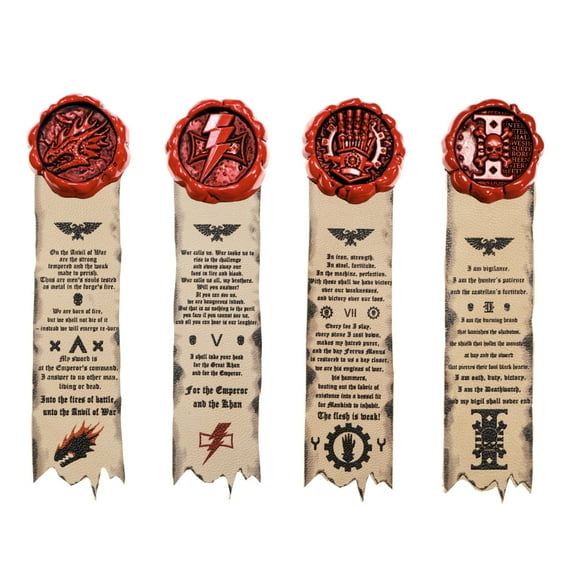 Starforged Warhammer 40K Purity Seals Salamanders & Deathwatch White Scars Set