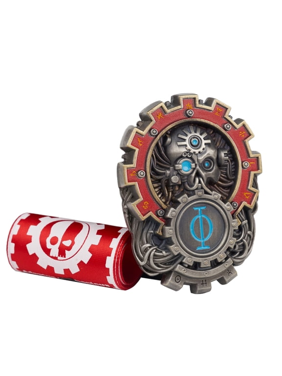 Warhammer 40K Seal of Omnissiah Machine God Deus Mechanicus Brooch Pin Badge