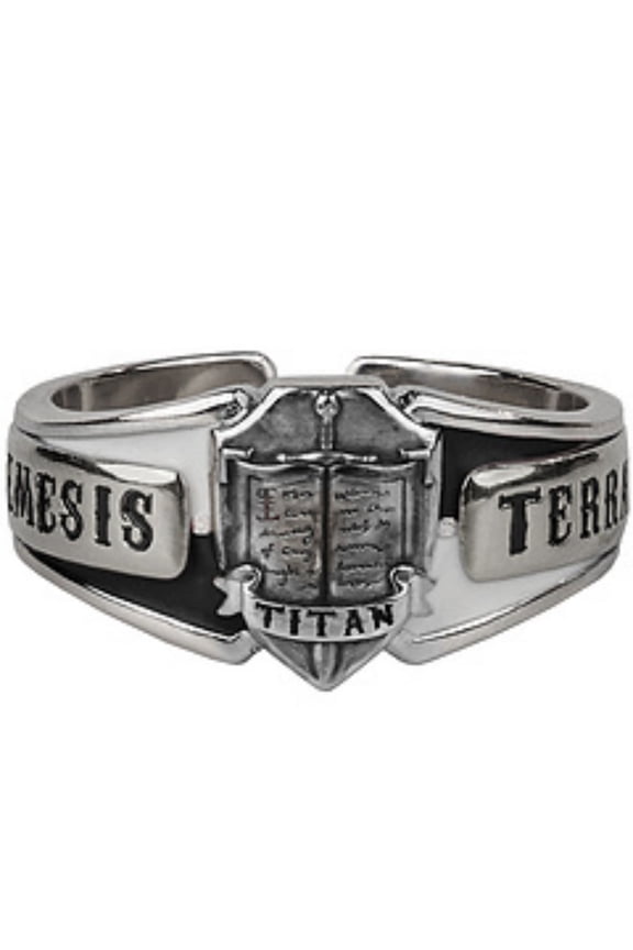 Warhammer 40K Space Marine Grey Knight Kaldor Draigo Oath ring Sterling Silver