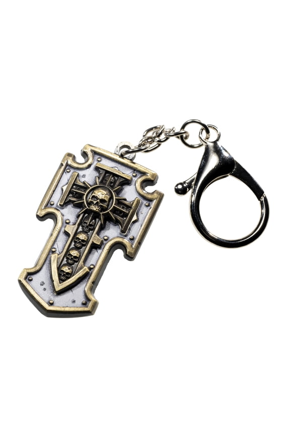 Warhammer 40K Space Marines Relic Storm Shield Keychain Alloy Game Peripheral