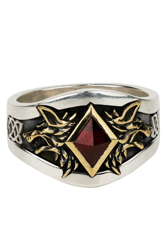Warhammer 40K Space Wolves Ring of Leman Russ Wolf King Memorial Ring