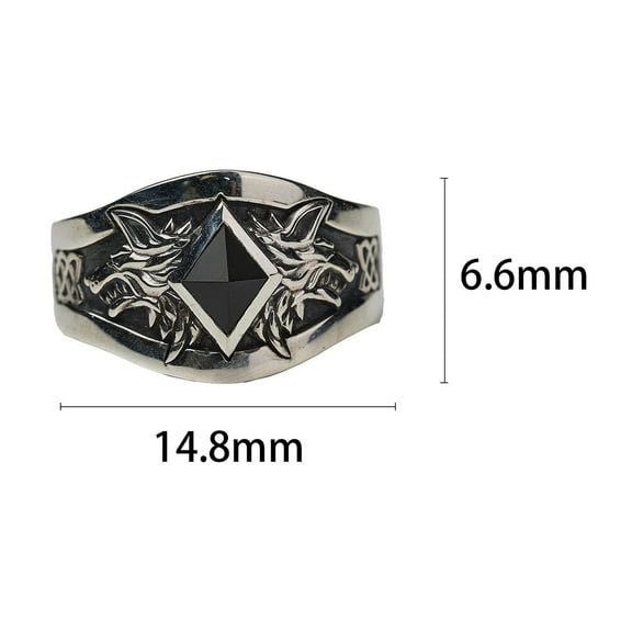 Starforged Warhammer 40K Space Wolves Ring of Leman Russ Wolf King Memorial Ring