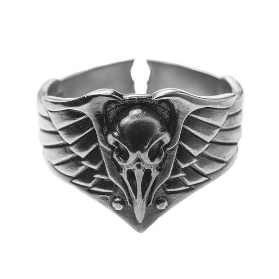 Starforged Warhammer 40K The Black Wings of Deliverance Raven Guard Silver Ring