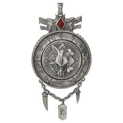 Starforged Warhammer 40K Vlka Fenryka Grand Annulus Pendant Silver Space Wolf