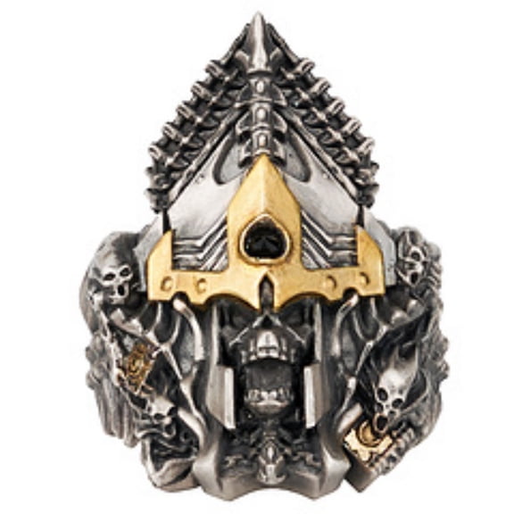 Starforged Warhammer Age of Sigmar Supreme Sigil of the Undead Gold Ring Nagash
