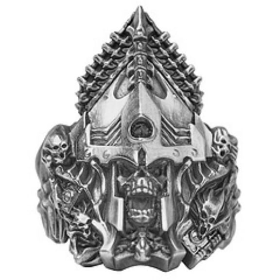 Starforged Warhammer Age of Sigmar Supreme Sigil of the Undead Silver Ring Nagash