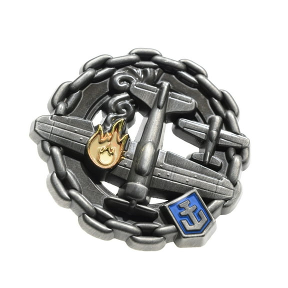 Starforged World of Warships Achievements Commemorative Pin Brooch Badge Game Peripherals