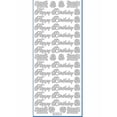thumbnail image 1 of Starform Deco Stickers - Happy Birthday/Rose - Black, 1 of 1