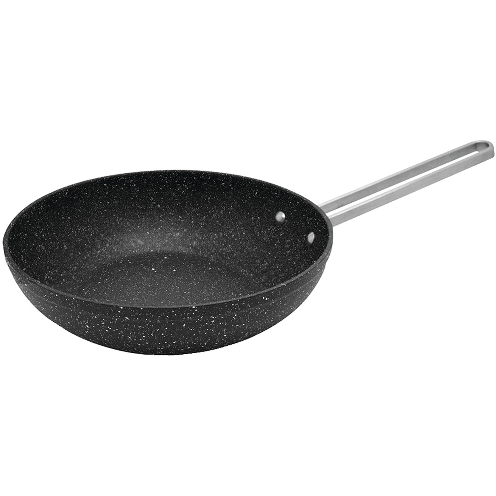 Starfrit 030279-012-0000 The Rock 7.25" Wok Pan, with Stainless Wire Handle