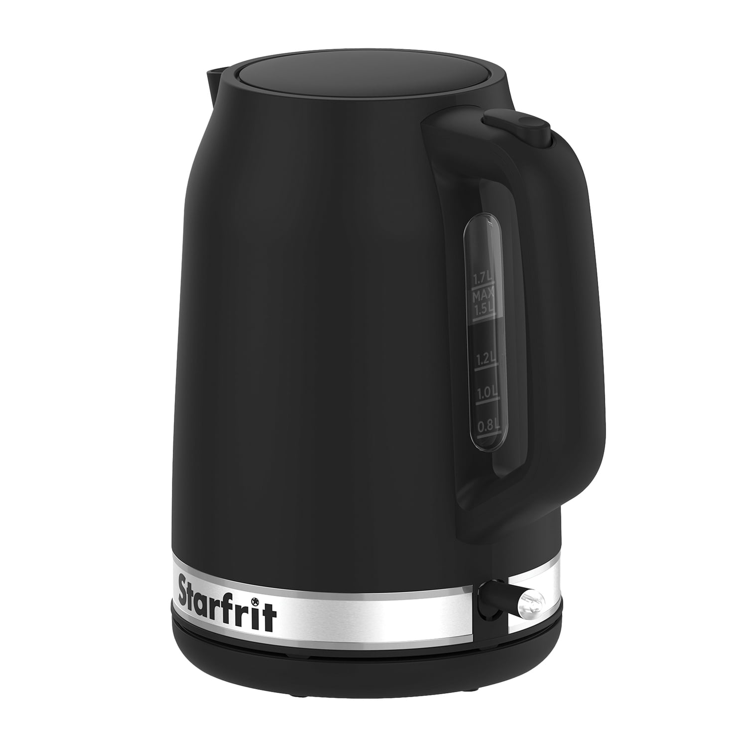 Starfrit Black 1.8 Quarts Plastic Electric Tea Kettle