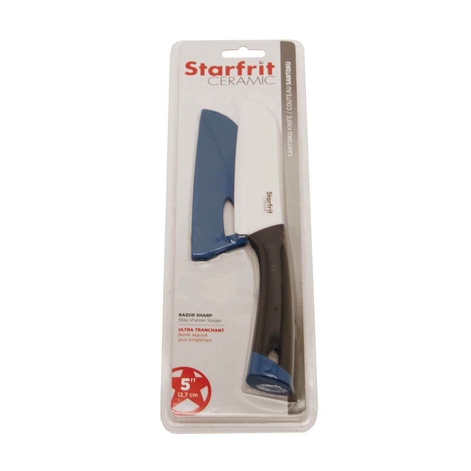 Starfrit Ceramic Santoku Knife, 5"
